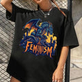 Feminism Dragon Shirt, Retro Vintage Feminist Shirt, Burn the Patriarchy Dragon, Activism Shirt, Women's Rights, Girls...