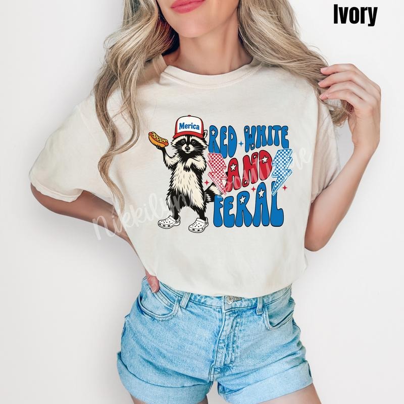 Feral America Comfort Colors T-Shirt 'NLB' Hoodie, Sweatshirt | GrindPrints.com