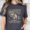 Feral And Pregnant Raccoon Meme Shirt, Raccoon Pregnant Shirt, Funny Maternity Feral Pregnancy Sweater, Baby Announcement...