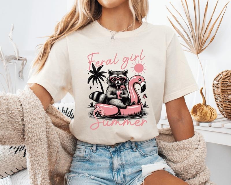Feral Girl Summer Unisex Shirt, Feral Summer Unisex TShirt Hoodie, Sweatshirt | GrindPrints.com