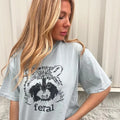 Feral Graphic Tee Hoodie, Sweatshirt | GrindPrints.com