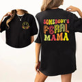 Feral Mama Shirt, Mom Life Tee, Cool Moms Graphic Printed Short Sleeve, Cotton Fabric Comforts Shirt For Women, Women's...