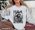 Feral With Out Dr Pepper Sweatshirt Pop Caffeine Drinks Sweatshirts Crewneck Neutral Trendy Minimalistic Viral Funny...