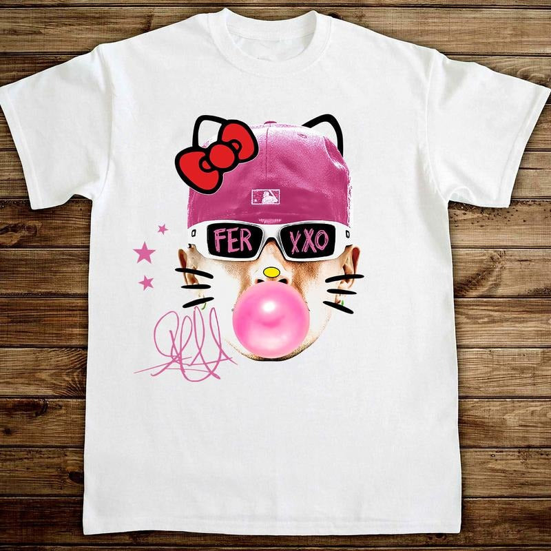 Ferxxooo Pink Kitty  BUBBLE GUM Cute Rap Tee Hoodie, Sweatshirt | GrindPrints.com