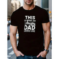 Festive Letter Print Men's Casual Short Sleeve T-Shirt MADE IN USA Hoodie, Sweatshirt | GrindPrints.com