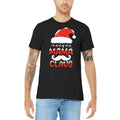 Festive Mama Claus Print Tee: Celebrate the Holiday Season in Style, Pure Cotton Casual Short Sleeve Crew Neck Top For...