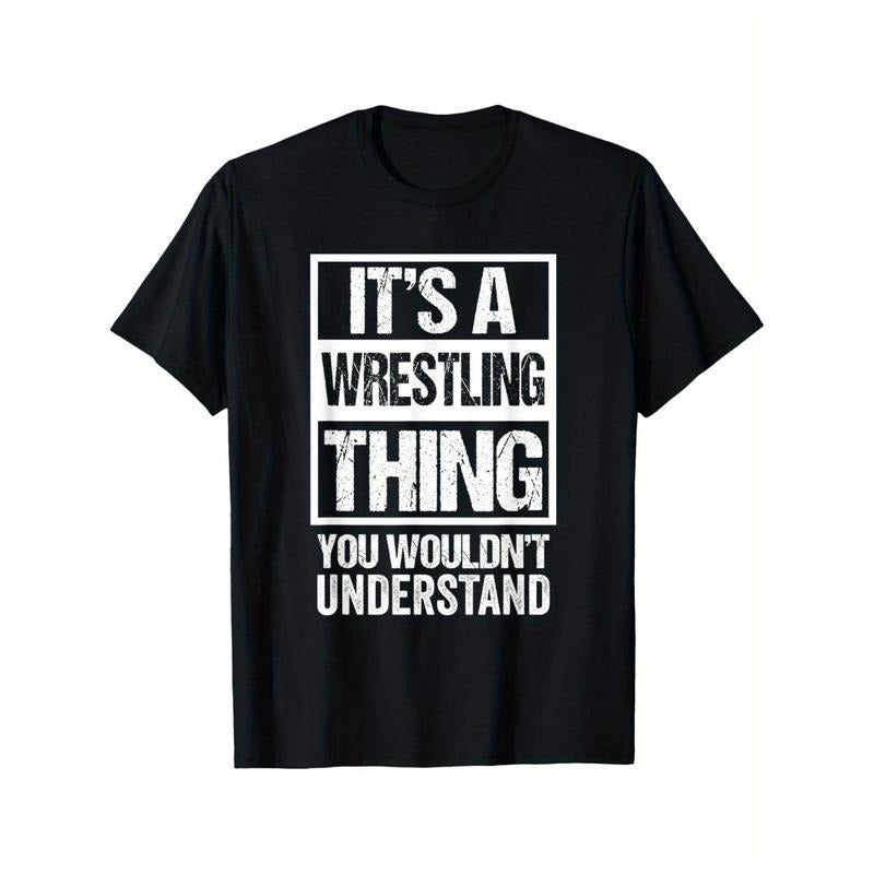 Fan/Fighter T-Shirt - It's A Wrestling Thing You Wouldn't Understand Made in USA Hoodie, Sweatshirt | GrindPrints.com