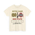 Final CFP Notre Dame VS Ohio State T-Shirt, Write the match results using a permanent marker Tee, Funny TShirt Write your...