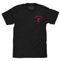 Fireball Whisky Left Chest Front and Back Dragon Mascot Logo T-Shirt - Black Hoodie, Sweatshirt | GrindPrints.com