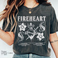 Fireheart tshirt, TOG, Kingdom of Ash, Rowan, Dorian, Manon, Aelin, SJM, Aelin fireheart, To whatever end, SJM merch,...