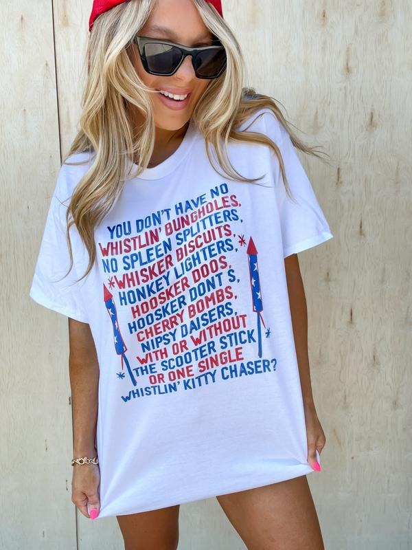 Fireworks Quote Graphic Top T-Shirts, Hoodie, Sweatshirt | GrindPrints.com