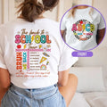 First Day Of School Retro Back to School Shirt for Teachers, ABCD Teacher Shirts, First Day Of School Teacher...