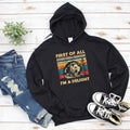 First Of All I'm A Delight Sarcastic Angry Opossum Lover Hoodie Cotton T-Shirts, Sweatshirt | GrindPrints.com