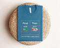 First Teach Then Beach Shirt, First We Teach Then We Beach Shirt, Funny Teacher Summer Vacation Shirt, Teacher Summer...
