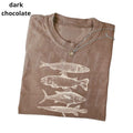 Fish Tattoo Vintage 90s Retro Y2k Fisher Shirt Fish Shirt Bass Lovers Fisher Ocean Shirt T-Shirts, Hoodie, Sweatshirt