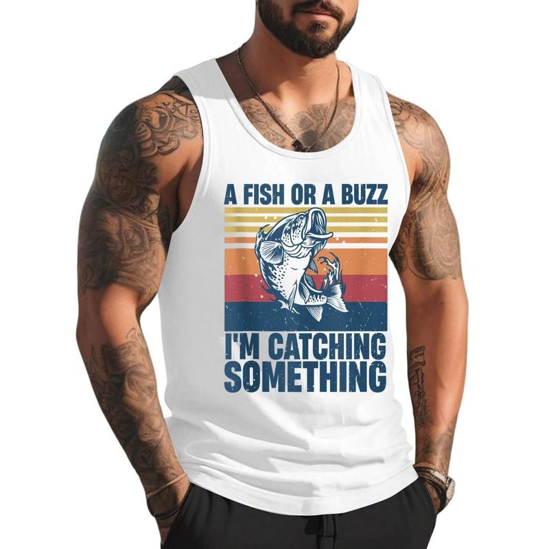 Fisherman Fishing A Fish Or A Buzz I_m Catching Something Unisex Tank Top, Cotton, Size S-3XL T-Shirts, Hoodie, Sweatshirt