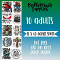 Fishing DTF Transfer Gang Sheet, 22 x 60 T-Shirts, Hoodie, Sweatshirt | GrindPrints.com