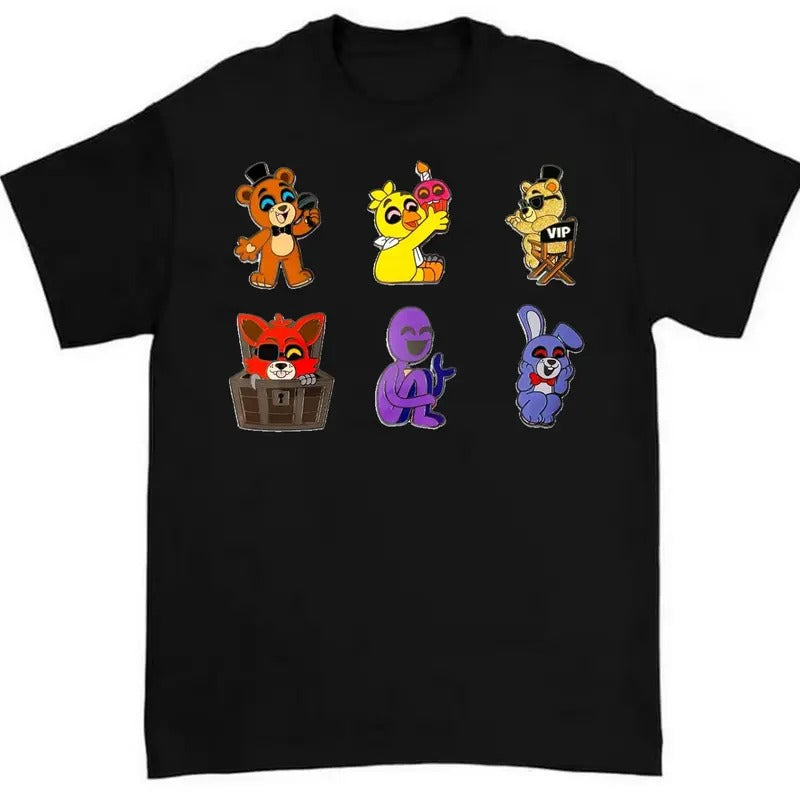 Five Night Freddy Anime Cartoon Horror T shirt Hoodie, Sweatshirt | GrindPrints.com