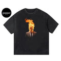 Flaming Mummy Graphic Print Acid Washed T-Shirt, Sweatshirt, Hoodie Size S- 3XL,Gift For Women Top Womenswear Underwear...