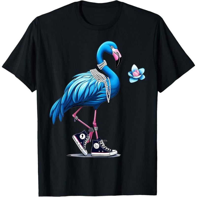Flamingo Chucks And Pearls Comma La Kamala 2024 T-Shirt made in usa Hoodie, Sweatshirt | GrindPrints.com