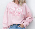 Flirty Mom Bow Sweatshirt, Oversized Mom Sweater, Mother's Day Gift, Trendy Bow Sweater, Cozy Mom Sweater, Casual Outfit...