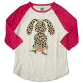 Floppy Leopard Bunny Raglan T-Shirts, Hoodie, Sweatshirt | GrindPrints.com