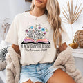 Floral Book A New Chapter Begins Retired Retirement Teacher Unisex T-Shirt, Cotton 100%, Top Trending Fashion Hoodie,...