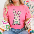 Floral Bunny DTF Transfers - THIS IS NOT A SHIRT Hoodie, Sweatshirt | GrindPrints.com