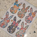 Floral Easter Bunny Graphic Tee or Sweatshirt Hoodie | GrindPrints.com