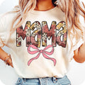 Floral Mama Coquette T-Shirt, Mama Flower T-Shirt, Retro Mama Flower T-Shirt, Mama Floral T-Shirt, Mama T-Shirt, Mothers...