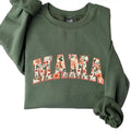 Floral Mama Sweatshirt and Hoodie, Cute Mom Sweatshirt, Mother's Day Gift, Mommy Shirt, New Mom Gift, Gift for Mother,...