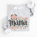 Floral Mama, Shamrock, Lucky, Clover, Irish, Lucky Charm, St Patrick's Day Sweatshirt, Crew Neck, Women's, Crewneck...