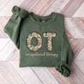 Floral Occupational Therapist Sweater, OT Gifts, Future OT Therapist Graduation Gift, OTA Crewneck Cota Tee Casual...