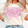 Floral Pink Toile Chinoiserie Easter T-Shirt, Easter T-Shirt, Chinoiserie Easter T-Shirt, easter Coquette T-Shirt,...