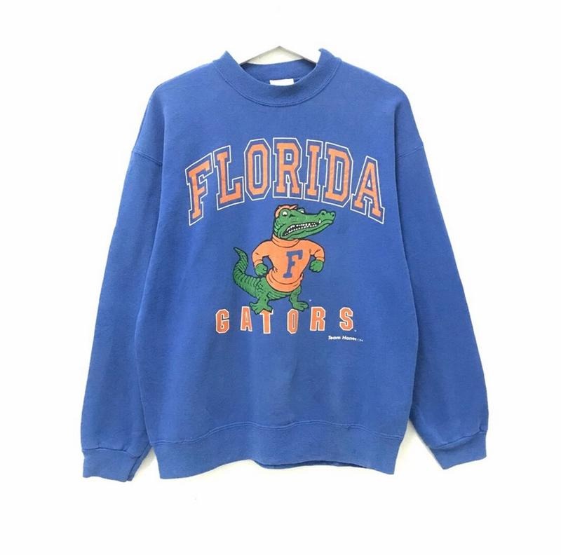 Florida Gators shirt Vintage 90s University of Florida Gators Sweatshirt Menswear Hoodie Sweaters Tops | GrindPrints.com