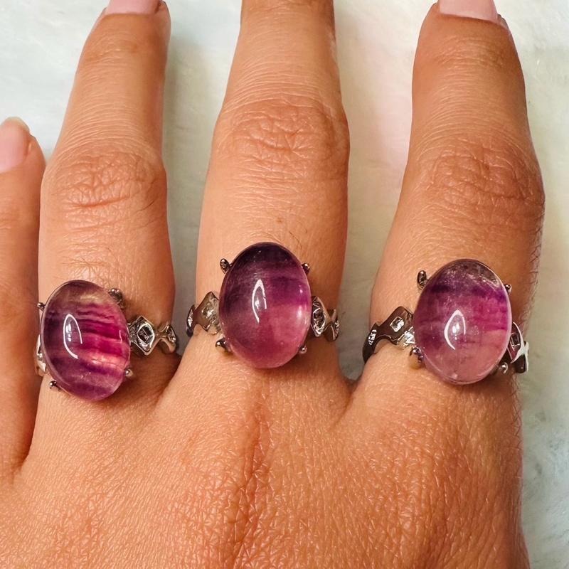Flourite stone. Adjustable rings Daily T-Shirts, Hoodie, Sweatshirt | GrindPrints.com