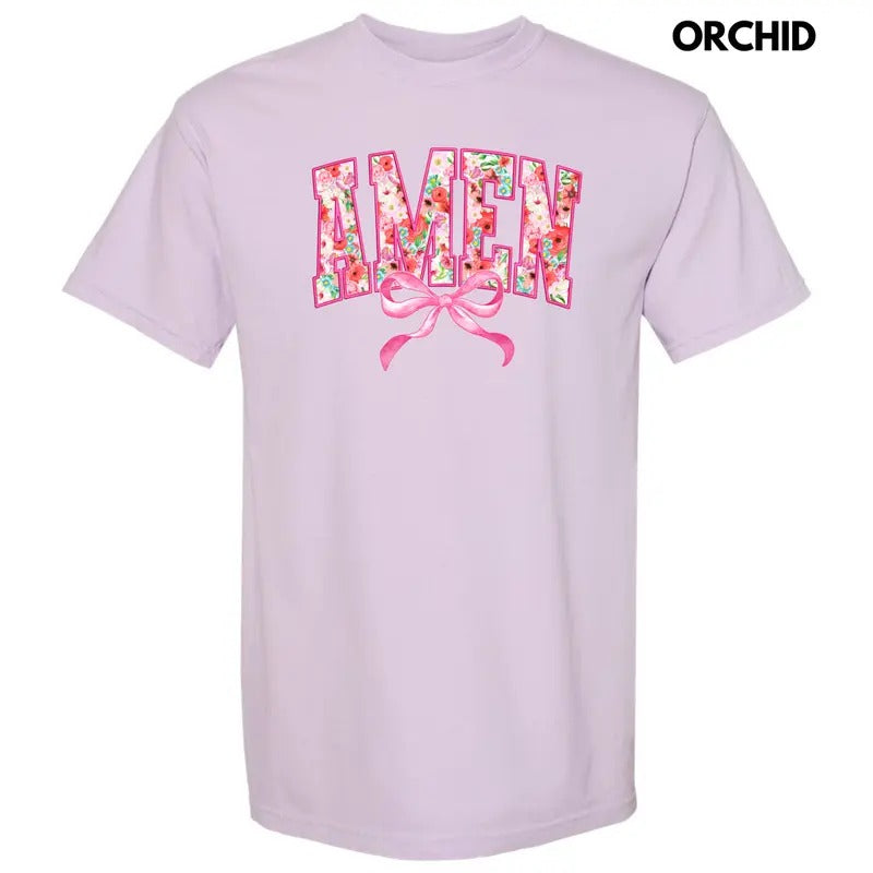 Flower Amen Coquette Comfort Colors 'NLB' T-Shirts, Hoodie, Sweatshirt