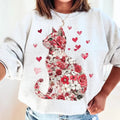 Flower Cat Graphic Top T-Shirts, Hoodie, Sweatshirt | GrindPrints.com