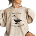 Fluent in Fowl Language Gift for Duck Lover Duck or Chicken Farmer T-Shirt for Off Grid Homestead Country Life Womens...