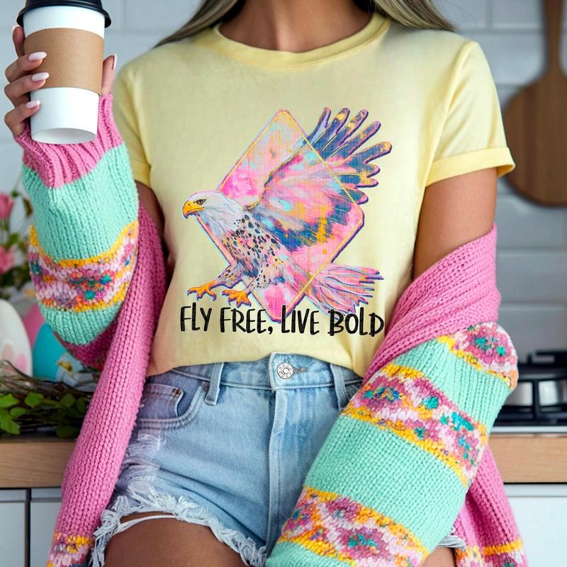 Fly Free DTF Transfers - THIS IS NOT A SHIRT Hoodie, Sweatshirt | GrindPrints.com