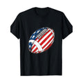 Football Ball American Flag U.S.A. Great Gifts Idea 220g100% Cotton T-Shirt made in usa Hoodie, Sweatshirt | GrindPrints.com