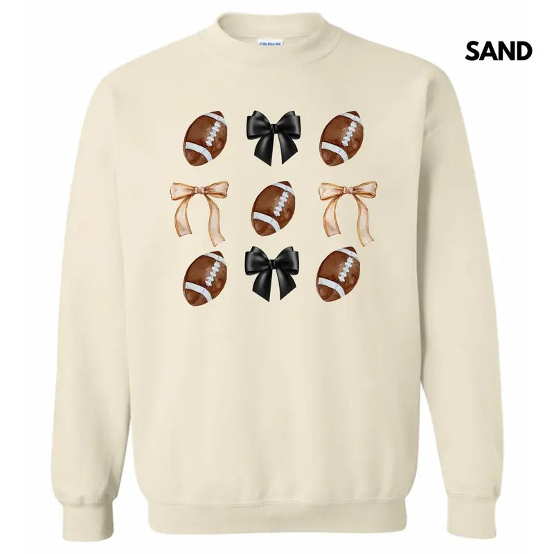 Football COLLAGE Coquette Sweatshirt 'NLB' T-Shirts, Hoodie | GrindPrints.com