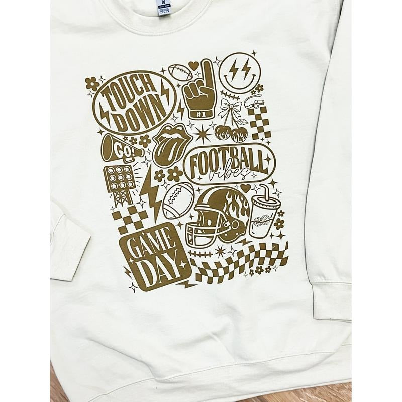 Football Collage Graphic Pullover C.O.C. T-Shirts, Hoodie, Sweatshirt | GrindPrints.com