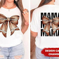 Football Coquette Bow Shirt, Football Mama Shirt, Gift For Football Mom, Football Lover, Football Player, Football Fan,...