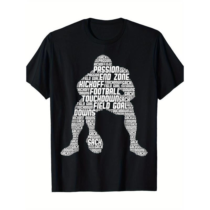 Football Lineman American Football Men T-Shirt-100%cotton-220 made in usa Hoodie, Sweatshirt | GrindPrints.com