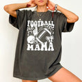 Football Mama Comfort Colors Shirt, Football Mom Graphic Tee, Football Lover Unhinged Shirt, Funny T-shirt For Women,...