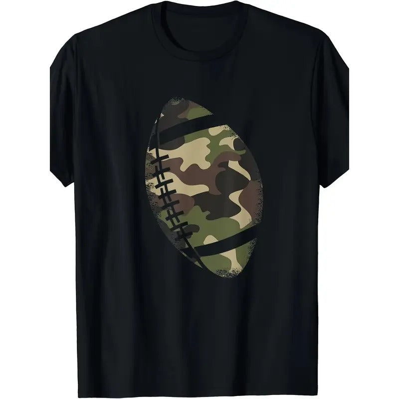 Football T-shirt Camouflage Gift Academy Team Coach Camouflage T-shirt made in usa Hoodie, Sweatshirt | GrindPrints.com