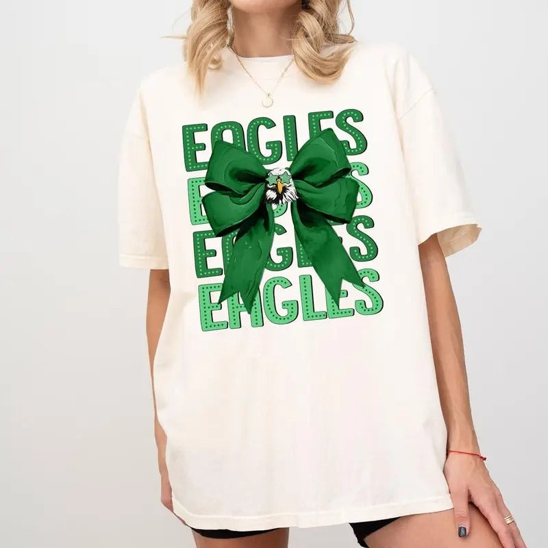 Football Team Shirt, Coquette Bow School Spirit Shirt, Mascot Game Day Shirt, Football Team Shirt, Cheer Mascot Team...