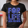 For Life Zeta Phi Beta Shirt, Zeta Phi Beta Sorority Inspired Finer T-Shirt Zeta Tees Z-Phi Shirts Finer Womanhood Shirts...