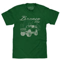Ford Bronco T-Shirt - Forest Green Hoodie, Sweatshirt | GrindPrints.com